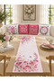Pink Flower Butterfly Home Sweet Home 4-Piece Throw Pillow Cover Runner Set - 2