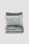 Minimal Molly charcoal double duvet cover set with fitted sheet - 3