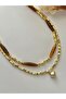 Double Bone Necklace Set Trendy Necklace - 2