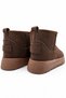 Women's Suede Boots |   Warm Plush Inner Lining |   Injection Base |   Full Mold |   Ankle Length Daily Women's Boots |   Comfortable to Use in Cold Weather |   Simple, Modern, and Stylish Daily Women's Shoe Model with Stitching Details. - 5