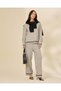 Women Grey Wide Leg Trousers - 2
