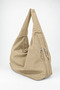 Women's Duna Beige Zippered Lined Hobo Shoulder Bag - 2