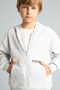 School Printed Hooded Zippered Pocket Sweatshirt Cardigan for Boys H9681A826Wn