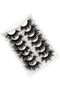 Cat Eye Faux Mink Lashes 25MM False Eyelashes Dramatic 8D Volume Thick Long Fake Eye Lashe - 5