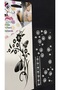 Transparent Crystal Flowers 3D Diamonds Stickers Tattoo Three-Dimensional Self Adhesive Hair Makeup Body Phone Tablet Decorate Decal - 5