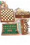Special Edition Varnished Wooden Foldable Magnetic Chess Set 25 cm ~ Handcrafted Stylish and Elegant Decorative Chess Set, Desktop Strategy Game, Prestigious Gift - 5