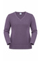 Mercerized Hair Knit Detailed Mother's Blouse / Lilac - 6