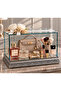 Glass Dowry Bundle Box 35X20X20 cm – Decorative Glass Display Box with Floral Ribbon - 2