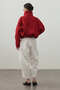 Metal Zipper Jacket Red - 7