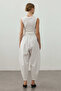 Barrel Fit Pants White - 6