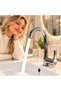Delta Chrome Cane Pipe Sink Faucet – Stylish Design, Single Handle Modern Sink Tap - 2