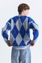 Relax Fit Baklava Patterned Sweater - 8