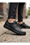 Zrj151 High Quality Lace-Up Men's Casual Sneaker - Black - 2