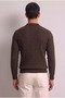 Men's Hair Braid Pattern Long Sleeve Knitwear - 2