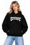 Women's Men's Unisex Stusy Surflu Man Back Patterned Printed 100% Cotton Oversize Hooded Sweatshirt Hoodie - 4