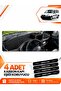 Fiat Doblo (2000-2008) Large Screen Without Airbags Compatible Front Torpedo Protection Cover - Black-Grey - Fi021