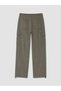 Khaki Relax Fit Men's Cargo Pants - 6