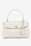 Nessa Faux Leather Shoulder Bag with Lock Detail