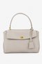 Nessa Faux Leather Shoulder Bag with Lock Detail