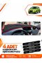 Chevrolet Spark (2009-2015) Compatible Front Torpedo Protection Case Carpet Cover - Black-Red - Ch001