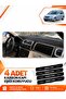 Skoda Roomstar (2006-2015) Compatible Front Cover Dashboard Protection Mat - Black-Beige - Sk002