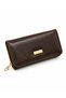 Gold Detailed Multi-Compartment Large Size Model Wallet - 6