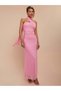 Rochie maxi, roz