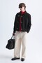 Crop Fit Metal Clip Closure Coat - 3