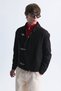 Crop Fit Metal Clip Closure Coat - 4