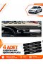 Skoda Rapid (2013-2017) Compatible Front Chest Glove Box Protection Cover Carpet Protector - Black-Grey - Sk011