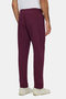 Eron Burgundy Straight Leg Embroidered Cotton Standard Fit Men's Sweatpants - 3