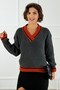 Gray Color College Sweatshirt