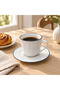 Luhpar Ceramic Cup & Saucer Set - 235ml - 3