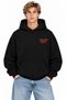 Women's Men's Unisex Gallery Dept Text Pattern Printed 100% Cotton Oversize Hooded Sweatshirt with Hood - 3