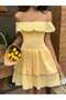 Rochie mini, galben