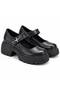Women's Shiny Buckle Mary Jane Thick-Soled Platform Shoes