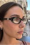 Gardenis Slim Black Frame Ultra Light Blue Block Women's Glasses with Blue Light Filter - 2