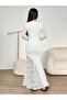 Rochie maxi, alb - 2