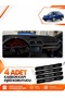 Subaru Impreza (2000-2007) Compatible Front Torpedo Protection Cover Carpet Protector - Black-Grey - Su003