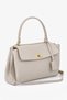 Nessa Faux Leather Shoulder Bag with Lock Detail - 3