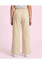 Senior Girls Beige Wide Leg Pants - 4