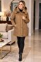 Plus Size Quilted Jacket Coat - 3