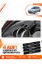 Renault Clio 2 Top Poketed (2003-2006) Compatible Front Torpedo Protection Cover Carpet - Black-Grey - Re008