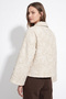 Printed Quilted Jacket 202704 - Stone - 3