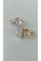 Zircon Oval Single Stone Ring - 2