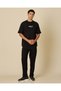 Men Black Plain Track Pants - 5