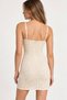 Women's Leopard Patterned Velvet Textured Strap Casual Stylish Dress - 3