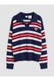 Ozmarka New Season Navy Blue Cinnamoroll Embroidered Girls' Knitwear Sweater - 2