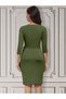 Rochie midi, verde - 4