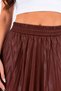 Women's High Waist Elastic Pleated Long Skirt – Casual and Stylish Model - 5
